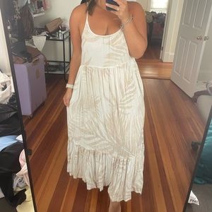 Boutique maxi dress with adjustable straps